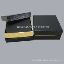 Black / Gold Textured Paper Box Packing for Coasters